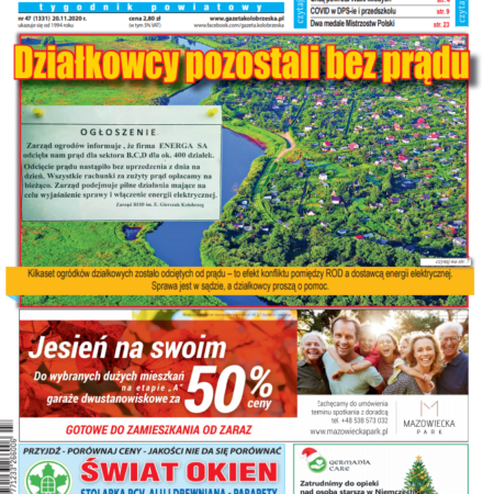Gazeta Kołobrzeska - wydanie z 20 listopada 2020 r.