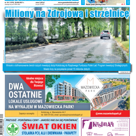 Gazeta Kołobrzeska – wydanie z 20 sierpnia 2021 r.