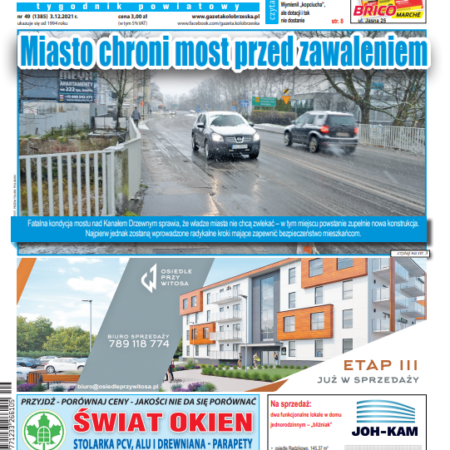 Gazeta Kołobrzeska – wydanie z 3 grudnia 2021 r.