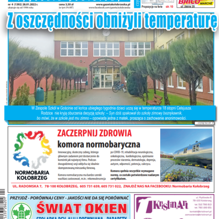 Gazeta Kołobrzeska – wydanie z 28 stycznia 2022 r.