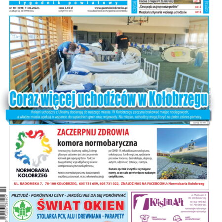 Gazeta Kołobrzeska – wydanie z 11 marca 2022 r.