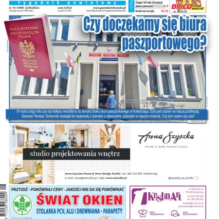 Gazeta Kołobrzeska – wydanie z 22 kwietnia 2022 r.