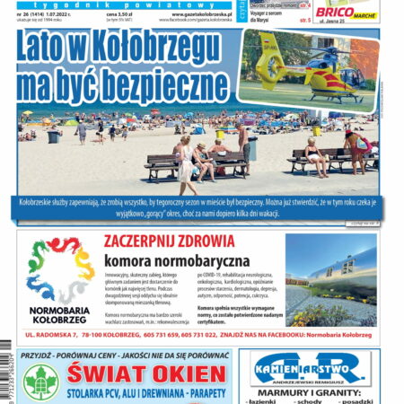 Gazeta Kołobrzeska – wydanie z 1 lipca 2022 r.