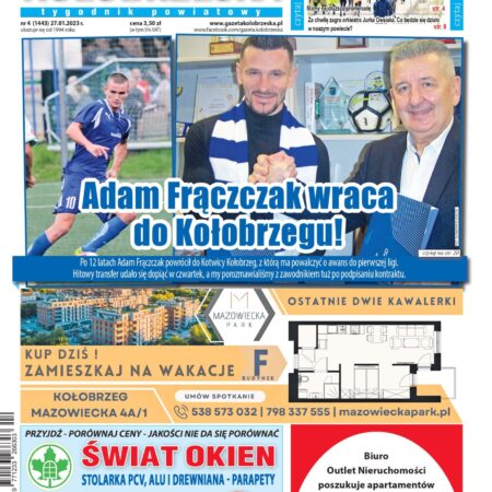 Gazeta Kołobrzeska – wydanie z 27 stycznia 2023 r.