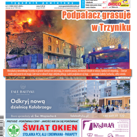 Gazeta Kołobrzeska – wydanie z 20 stycznia 2023 r.
