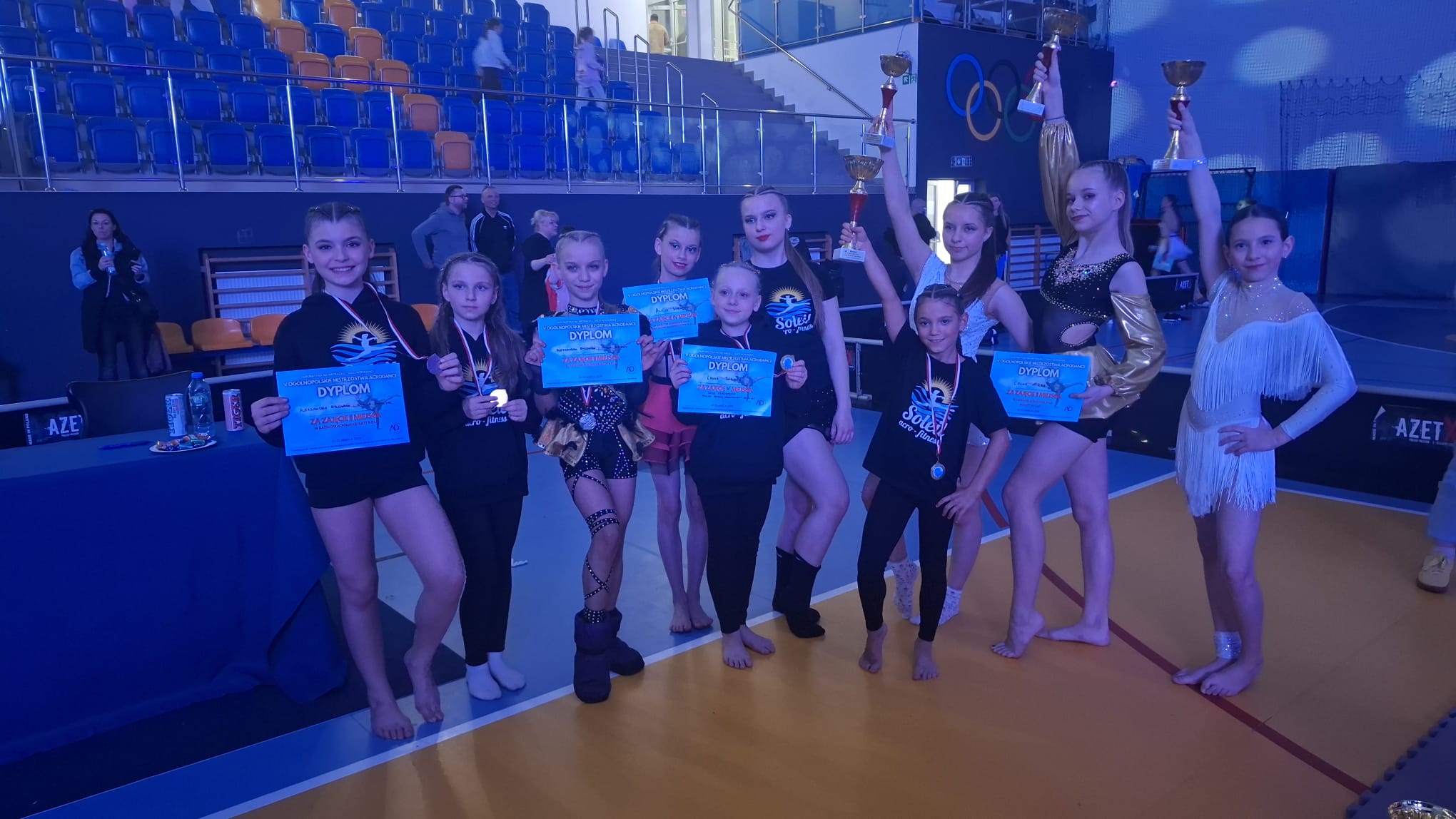 Zawodniczki Acro-fitness Soleil z sukcesami na Mistrzostwach Polski