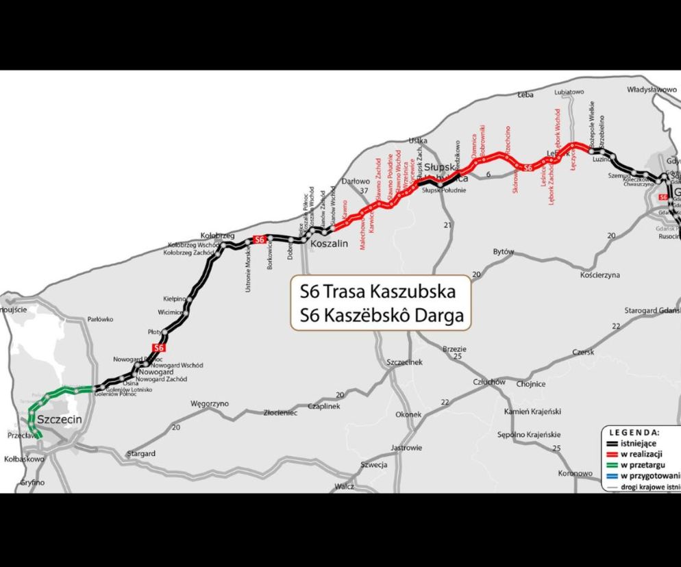 Nowy odcinek S6 otwarty. Kolejne 46 km Trasy Kaszubskiej już dostępne dla kierowców